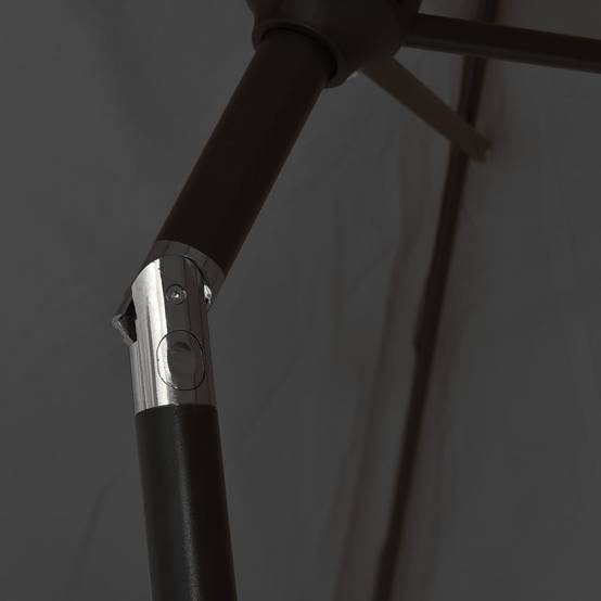 Parasol de jardin | Parasol d'extérieur | Parasol Anthracite 200x224 cm Aluminium Maison Chic - Image 6