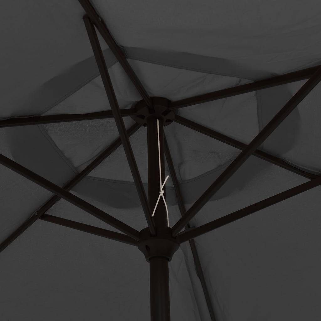 Parasol de jardin | Parasol d'extérieur | Parasol Anthracite 200x224 cm Aluminium Maison Chic - Image 5