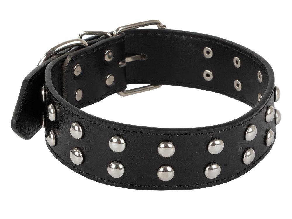 Collier chien clouté cuir eco réglable L - Image 3