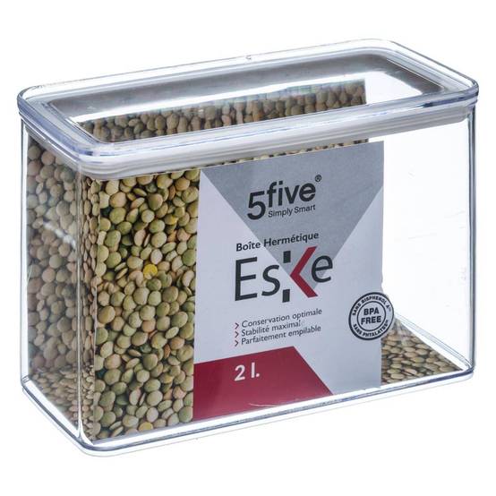Boîte de conservation rectangulaire angle "Eske" 2L - 5five - Image 2