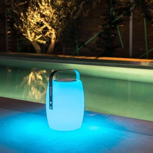 Lumisky - Lampe enceinte bluetooth sans fil - LUMISKY - LUCY PLAY - H31 cm - LED blanc et multicolore dimmable - Image 4