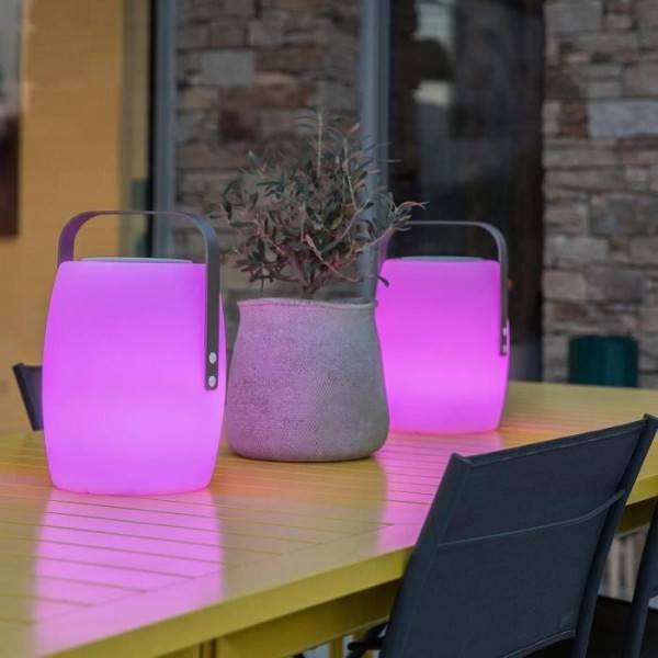Lumisky - Lampe enceinte bluetooth sans fil - LUMISKY - LUCY PLAY - H31 cm - LED blanc et multicolore dimmable - Image 2
