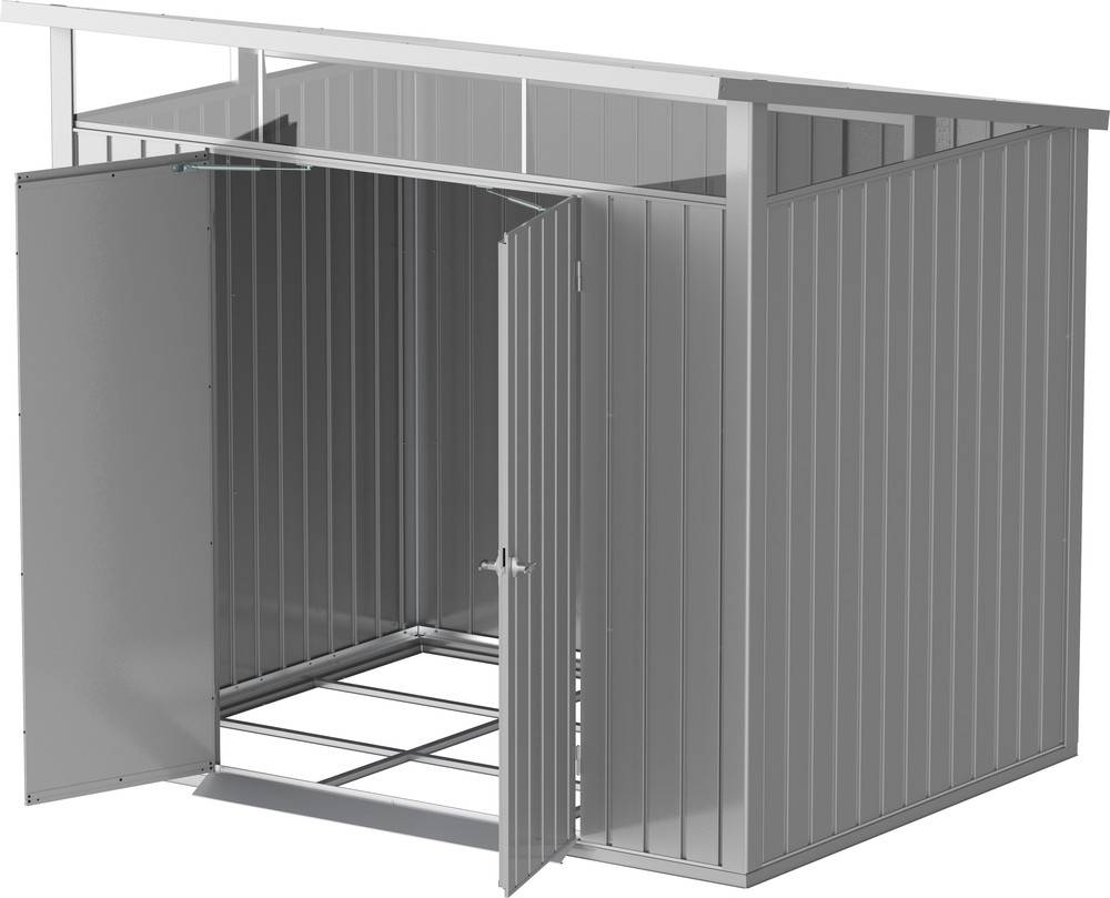 Duramax - Abri de jardin métal MODERN - 4,45m² - Mono pente - Aluminium blanc Duramax - Image 2