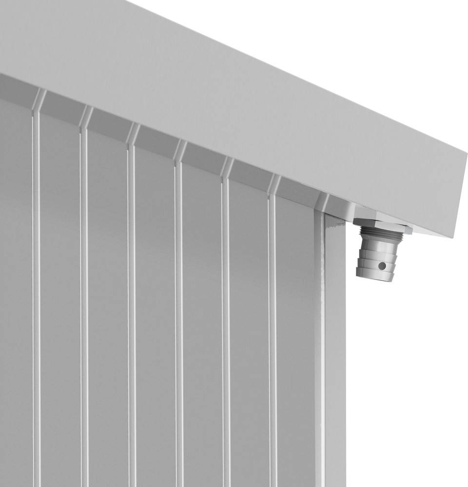 Duramax - Abri de jardin métal MODERN - 4,45m² - Mono pente - Aluminium blanc Duramax - Image 5
