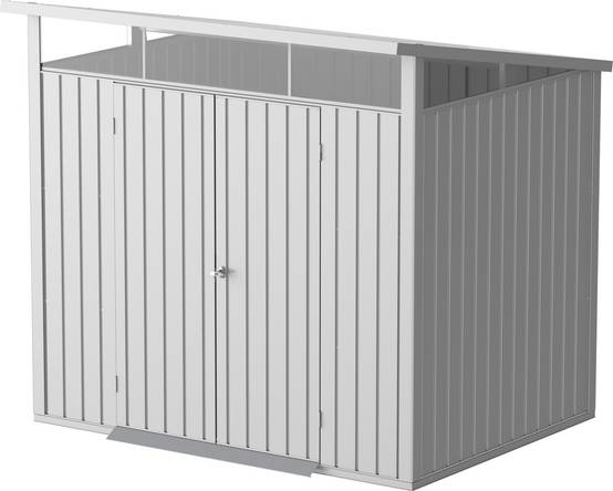 Duramax - Abri de jardin métal MODERN - 4,45m² - Mono pente - Aluminium blanc Duramax - Image 1