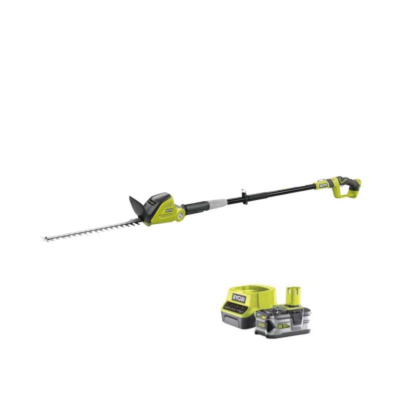 Ryobi - Pack RYOBI taille-haies 18V One+ OPT1845 - 1 batterie 5.0Ah - 1 chargeur rapide 2.0Ah RC18120-150 - Image 1