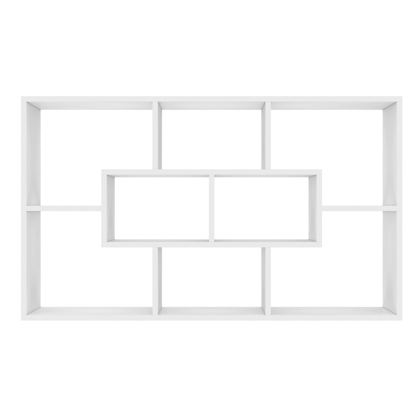 Etagère murale COLETTE avec 8 compartiments blanc - Image 3