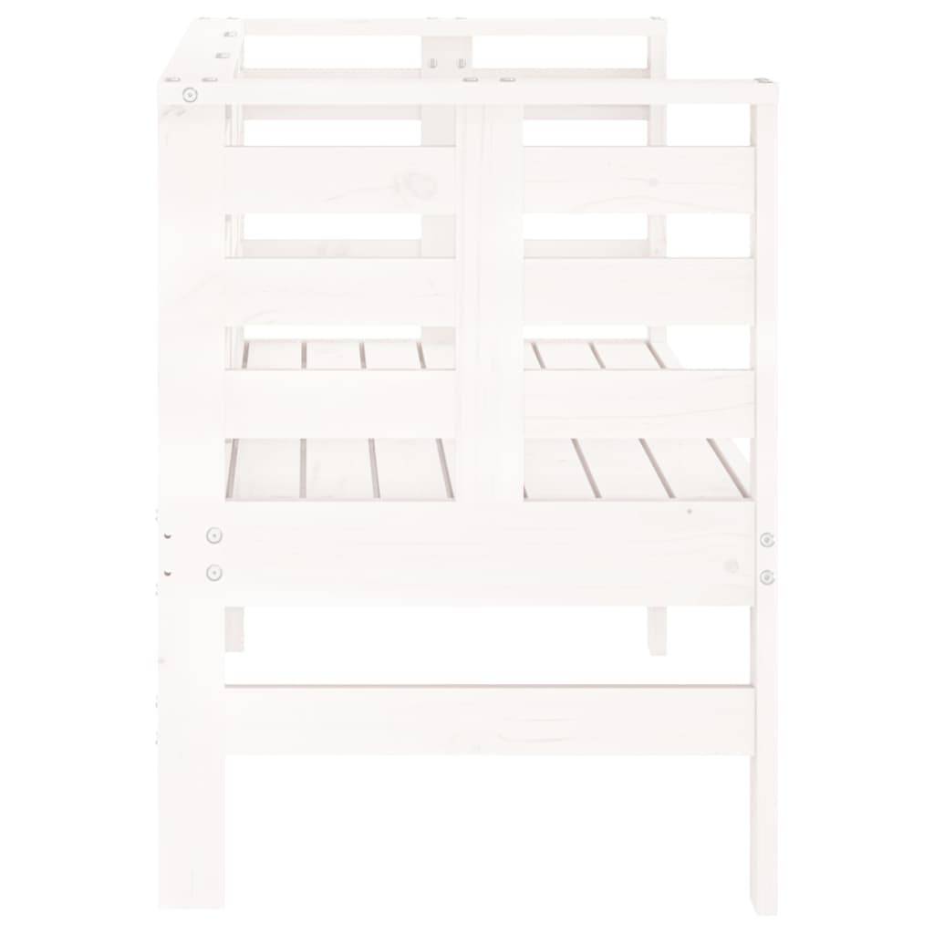 Prolenta Premium - Banc de jardin Blanc 53 X 112 cm - Prolenta Premium - Image 5