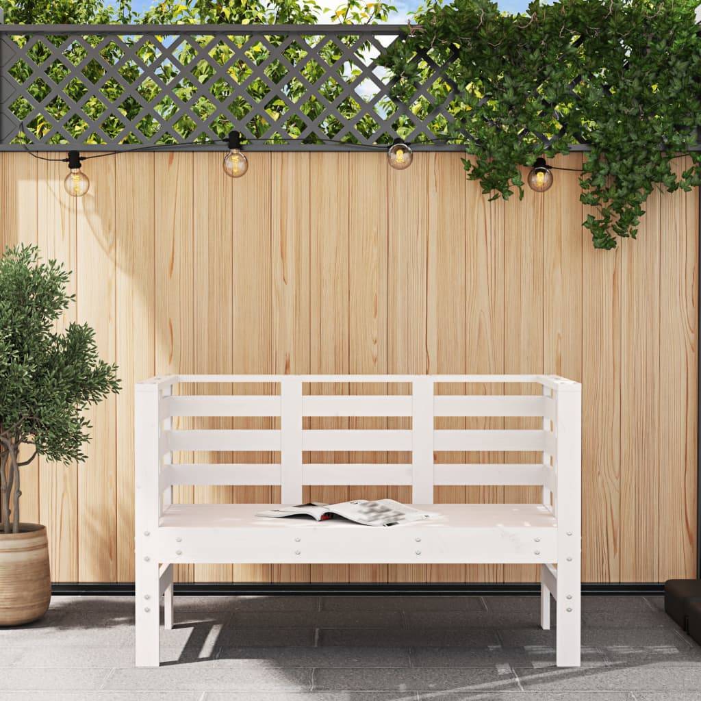 Prolenta Premium - Banc de jardin Blanc 53 X 112 cm - Prolenta Premium - Image 3