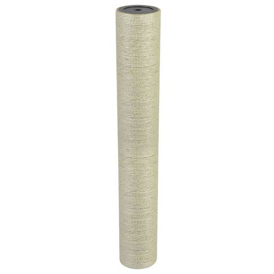 Grattoir pour chats sisal et bois beige 8 x 8 x 55 cm - PANGIVO - Image 1