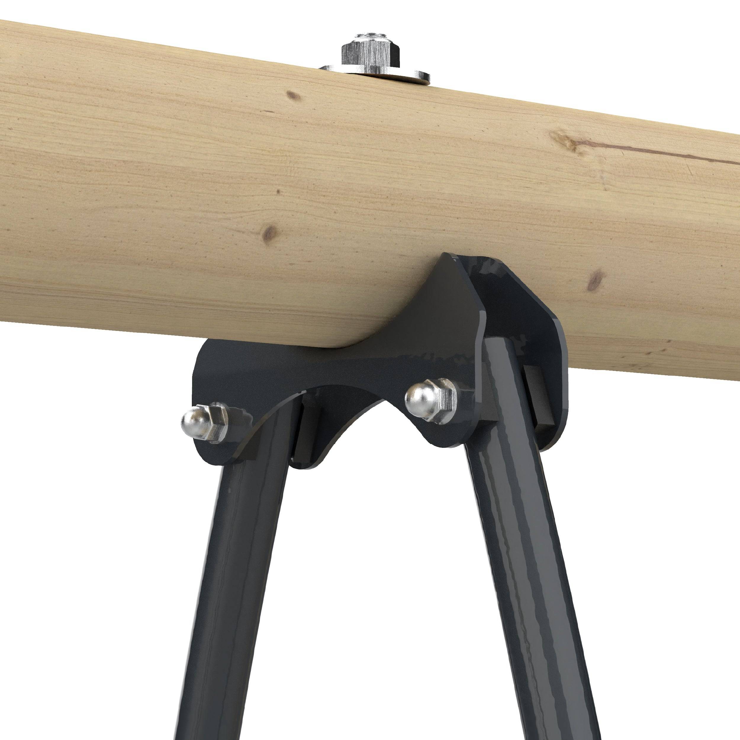 Portique bois FSC® H224 cm avec 2 balançoires, vis-à-vis et kit d’ancrage inclus – TP Toys - Image 6