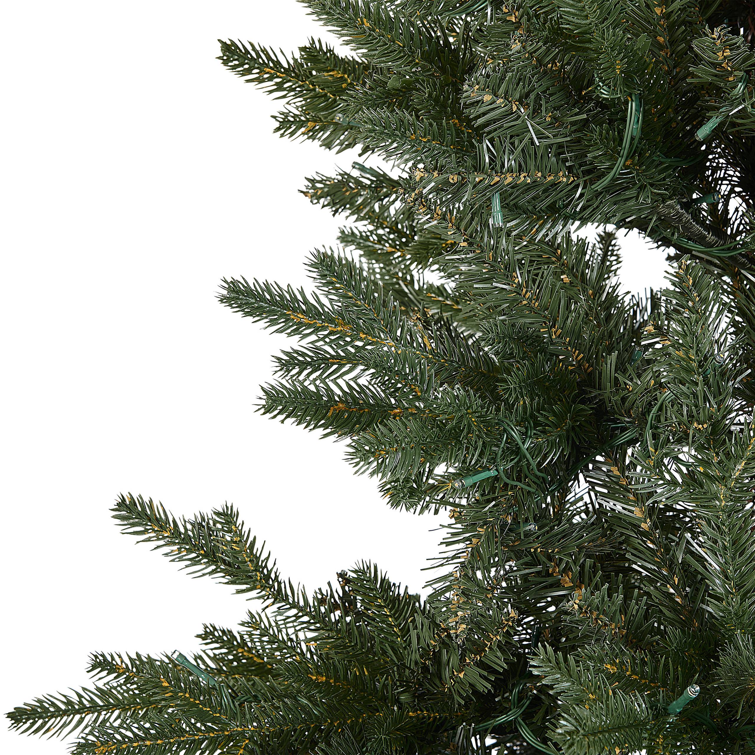 Beliani - Sapin de Noël Matière synthétique Vert FIDDLE - 106x106x210- Beliani - Image 6