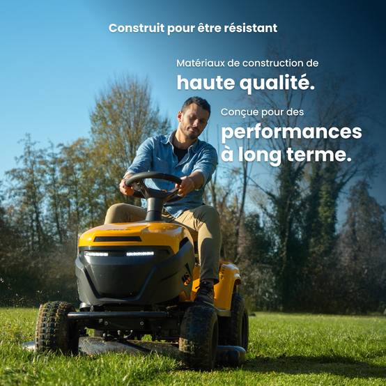 Stiga - Tracteur de pelouse électrique Tornado 398e, 56 V, Largeur 98 cm avec batteries ePower Pro, pour surfaces jusqu'à 7000 m² - STIGA - Image 5