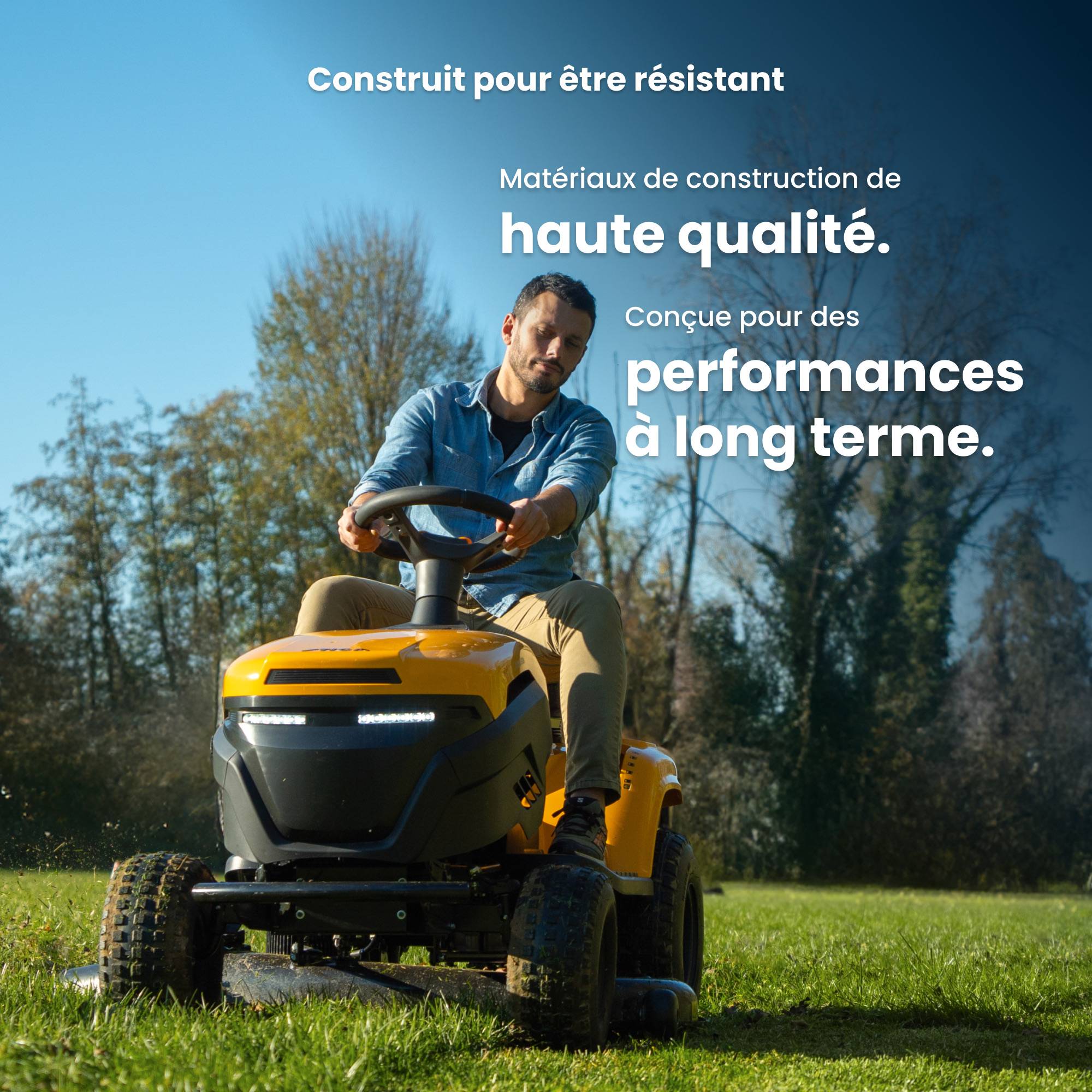 Stiga - Tracteur de pelouse électrique Tornado 398e, 56 V, Largeur 98 cm avec batteries ePower Pro, pour surfaces jusqu'à 7000 m² - STIGA - Image 5