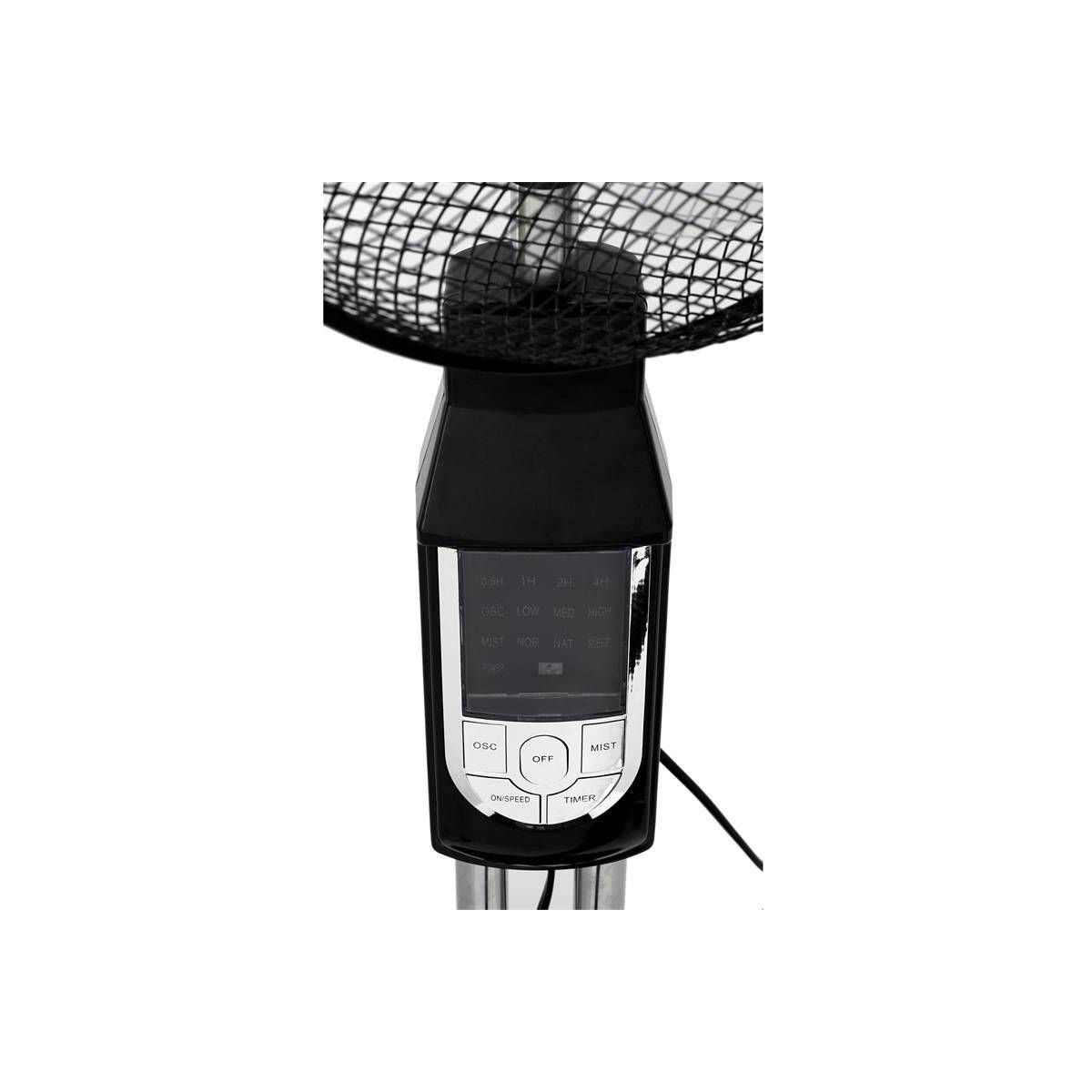 Ventilateur Brumisateur "Télécommande" 130cm Noir - Image 3
