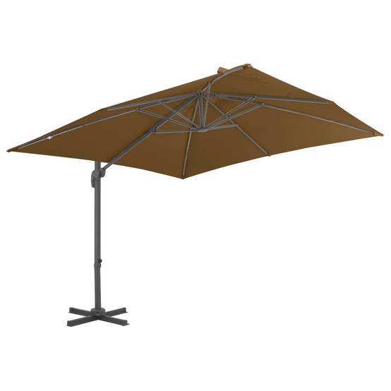 Coussin/parasol polyester taupe 300 x 300 x 258 cm - Prolenta premium p3186.6 - Image 1
