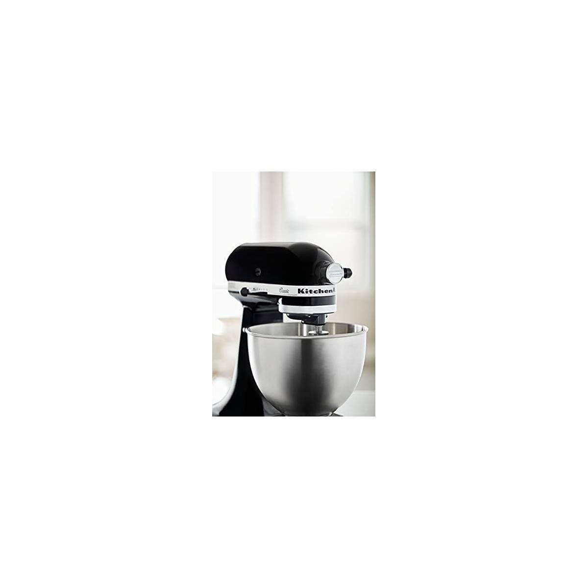Robot pâtissier KitchenAid Classic Noir 4,3L 10 vitesses Accessoires inclus 5K45SSEOB - Image 5
