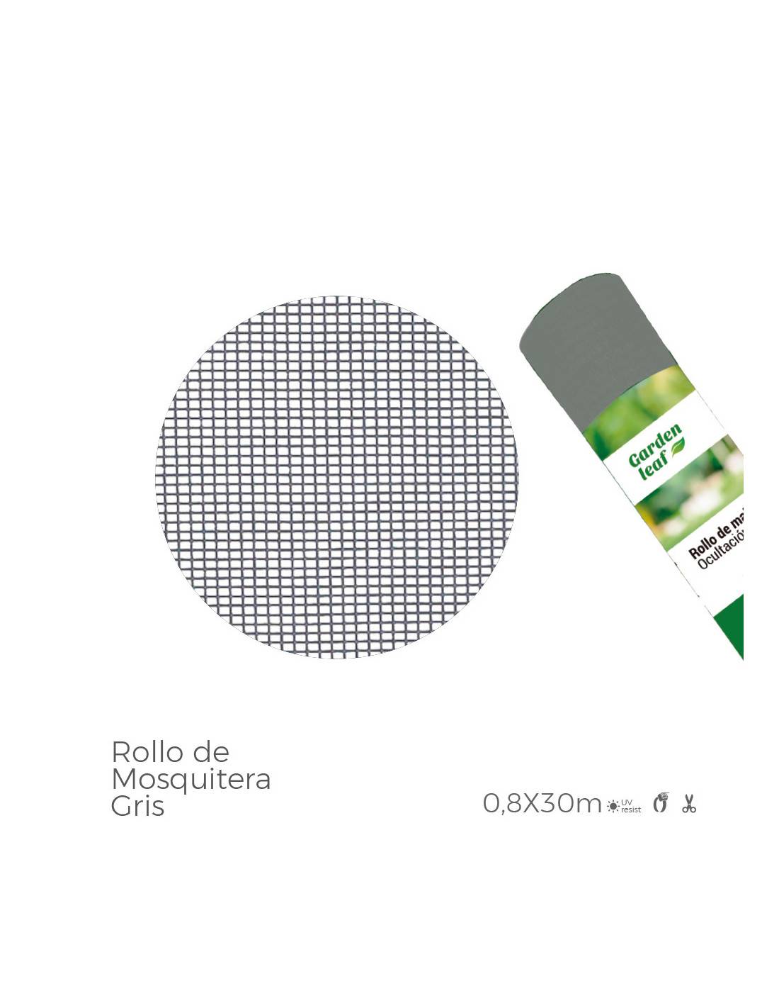 Toile Moustiquaire Grise Edm Protection Anti-insectes Efficace, Grande Longueur - Edm - Image 2