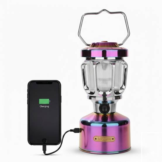 Lanterne LED - baladeuse autonome (100 heures) et rechargeable - HURRICANE EVOLUTION LOVORK - Image 1