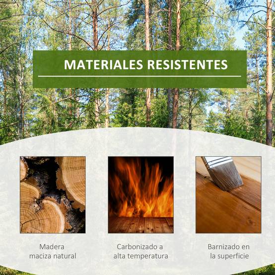 Support à Plantes en Bois 5 Niveaux avec Pieds, 60 kg, Intérieur/Extérieur, 98 x 28 x 95 cm, Finition Carbonisée - Image 8