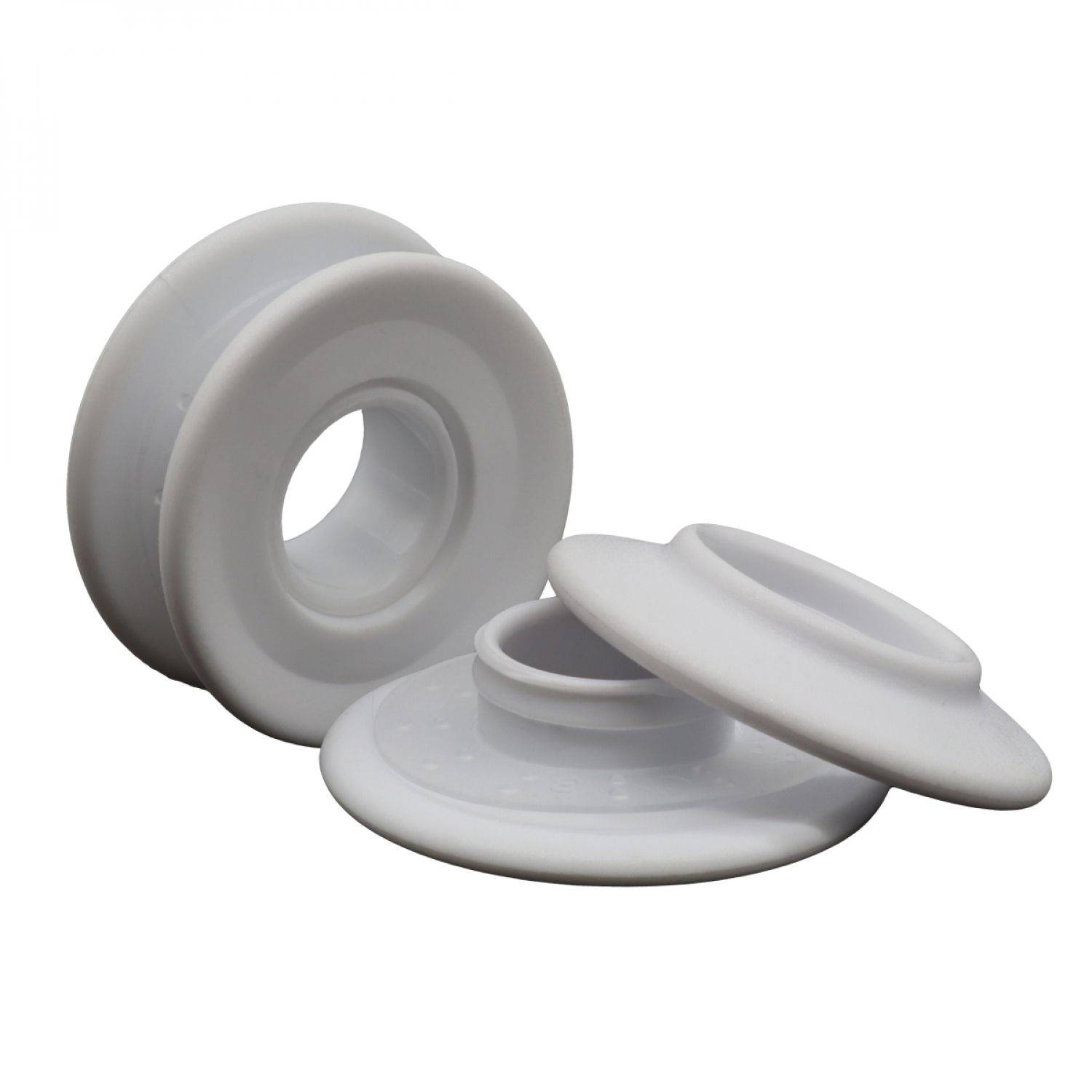 Linxor - Lot de 60 oeillets à clipser pour bâche à bulles ou autres types de bâches  - Blanc - Linxor - Image 1