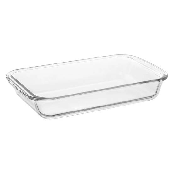 Plat à Four Rectangulaire en Verre "Couvercle" 29cm Transparent - Image 2