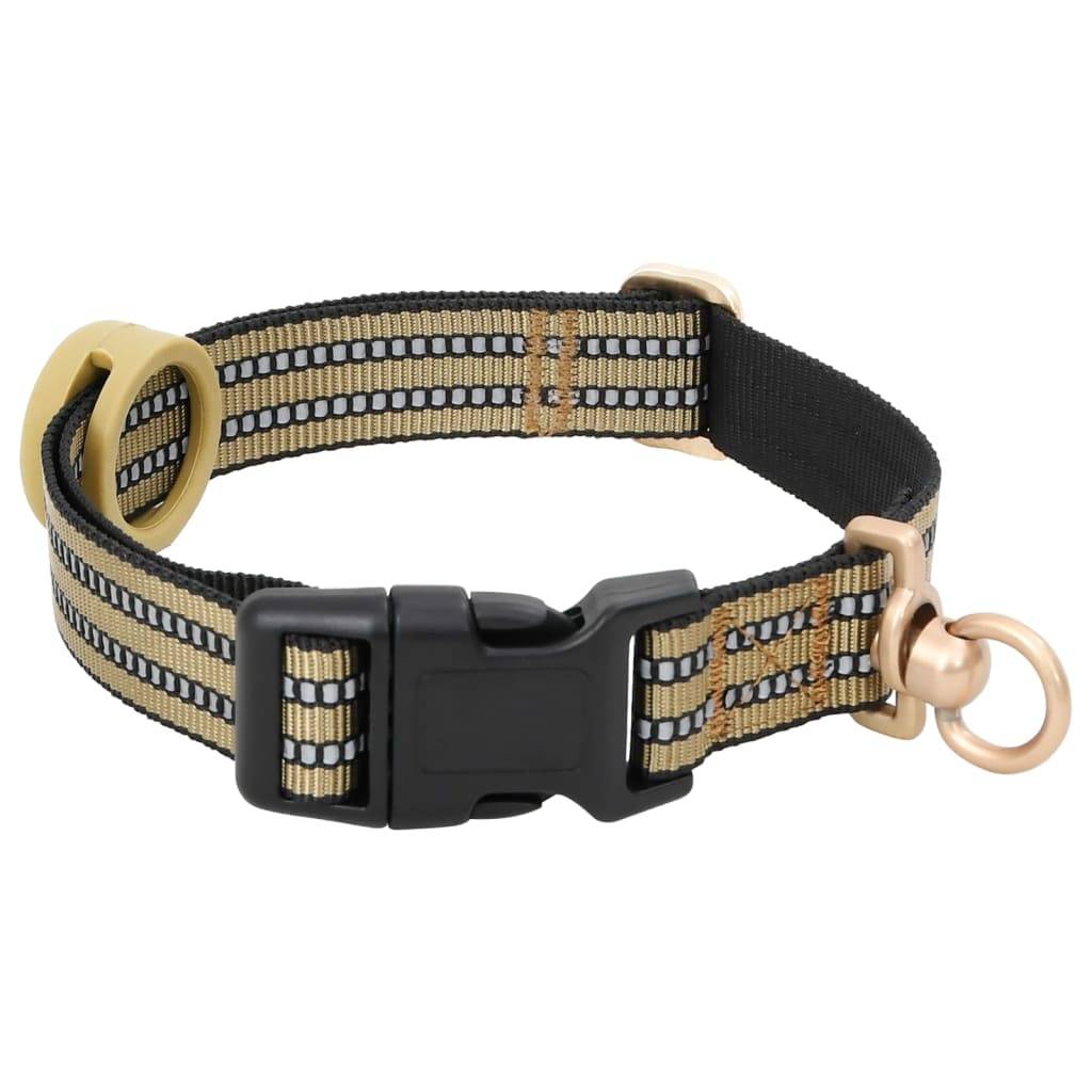 Kit Harnais Chien Anti-Traction Polyester Réglable avec Laisse et Collier Marron L – ComfortXL Pet Living - Image 5