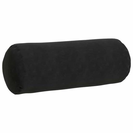 Lot de 2 Traversins Déco Velours Côtelé Confort Housse Amovible pour Salon et Chambre Noir 25x70 cm – ComfortXL Outdoor Living - Image 5