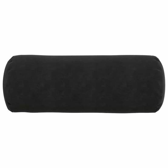 Lot de 2 Traversins Déco Velours Côtelé Confort Housse Amovible pour Salon et Chambre Noir 25x70 cm – ComfortXL Outdoor Living - Image 6