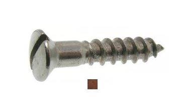 Vis bois tête fraisée bombée rouille 3.5x20 mm BRIONNE - 13513.02RO