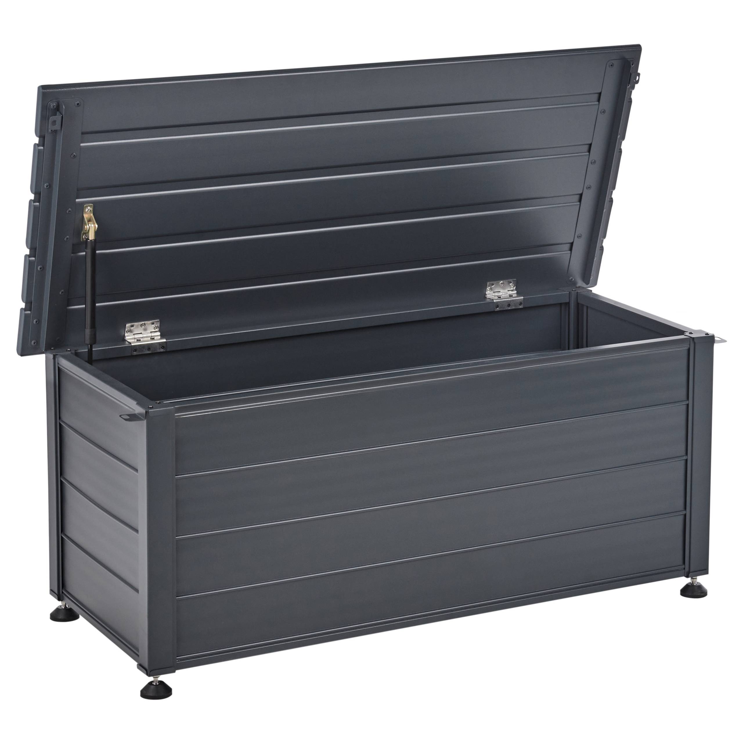 Beliani - Coffre Aluminium Gris foncé CAMPALTO - Beliani - Image 2