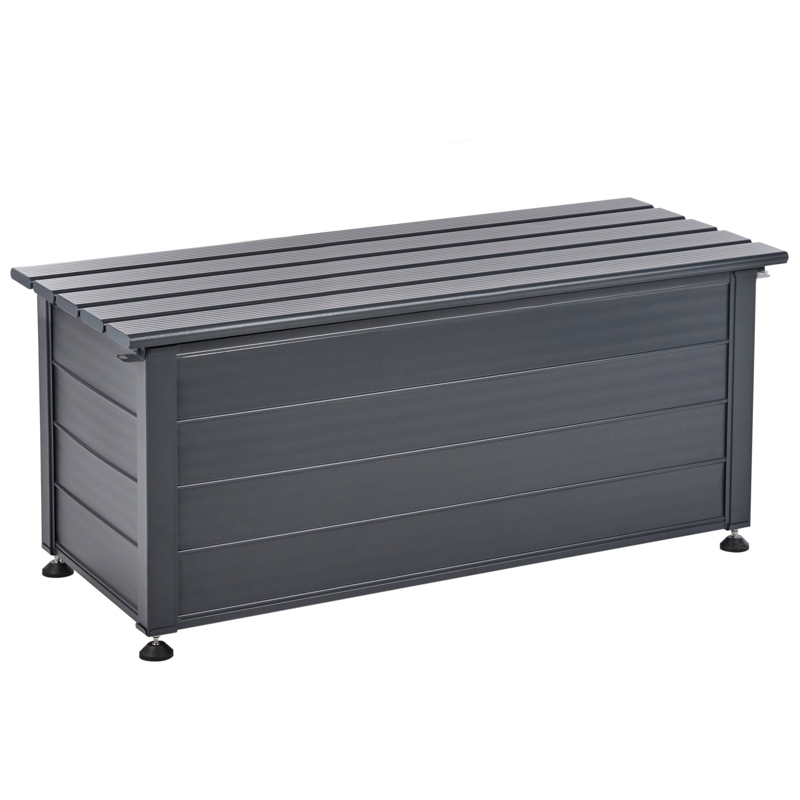Beliani - Coffre Aluminium Gris foncé CAMPALTO - Beliani - Image 4