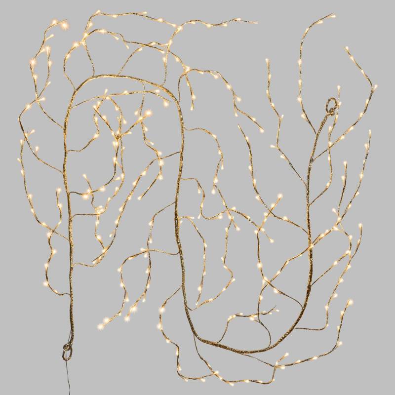 Lotti - Branche lumineuse flash 3M 288 LED blanc chaud argentée Lotti - Image 1