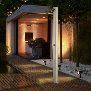 Douche solaire aluminium  Jolly S A620 SABLE by ARKEMA DESIGN - Image 2