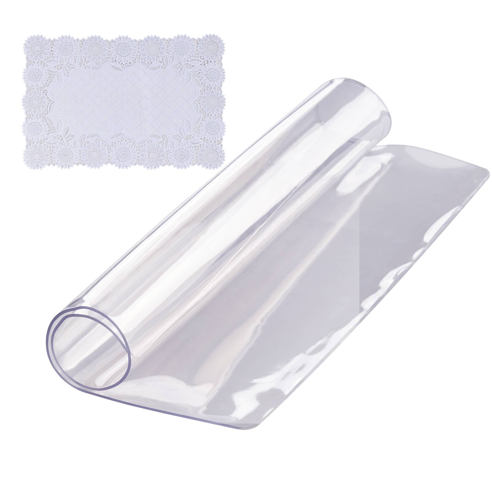 Vevor - VEVOR Nappe Carrée Transparente Protection de Table en PVC 30,5x30,5x1,5 mm - Image 1