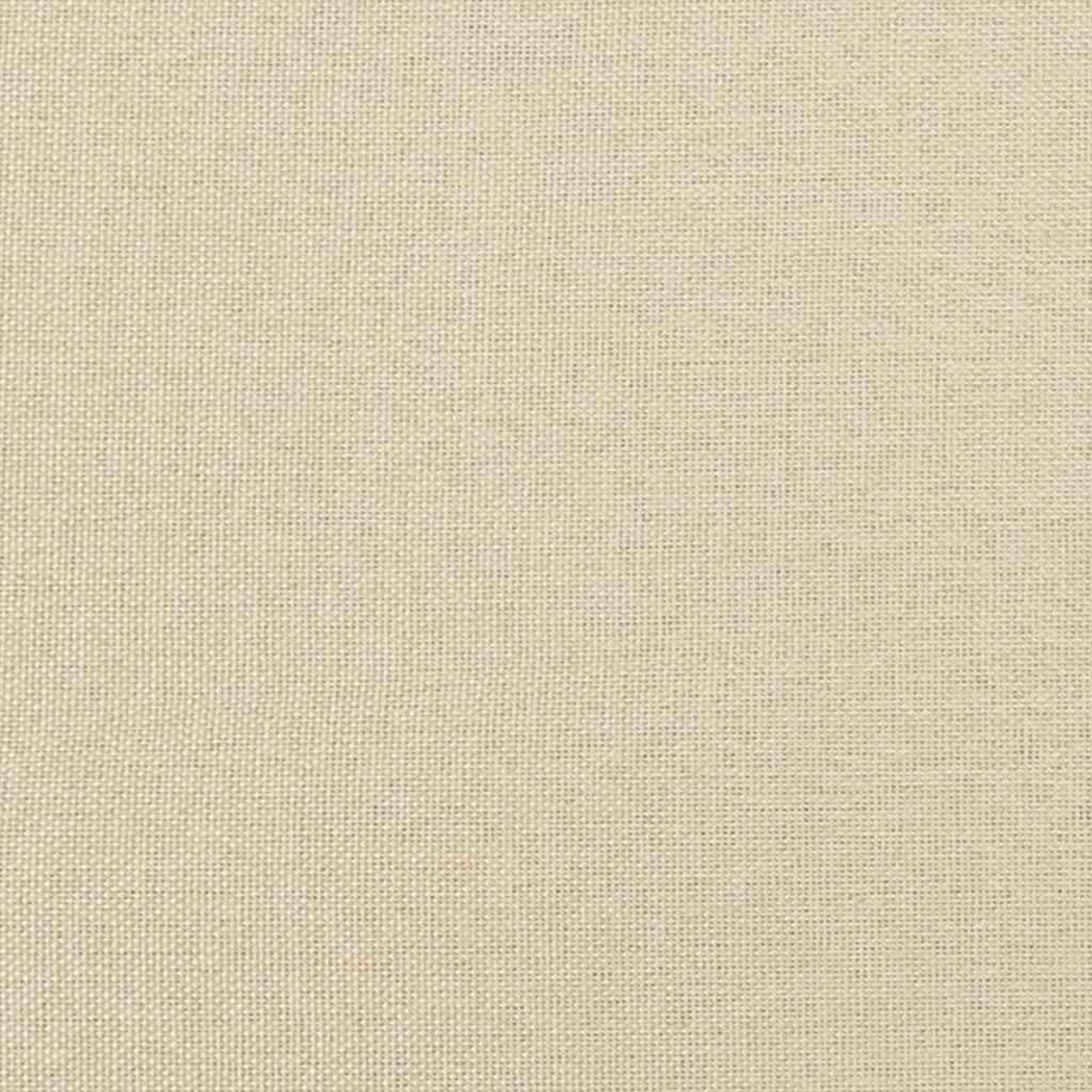 Coussins de siège 4 pcs Crème 40 x 40 x 3 cm tissu Maison Chic - Image 9