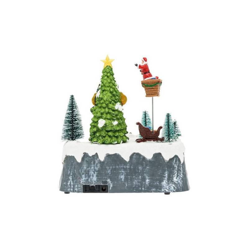 Lotti - Village de noël lumineux Père Noël décore un grand sapin musical LED Lotti - Image 3