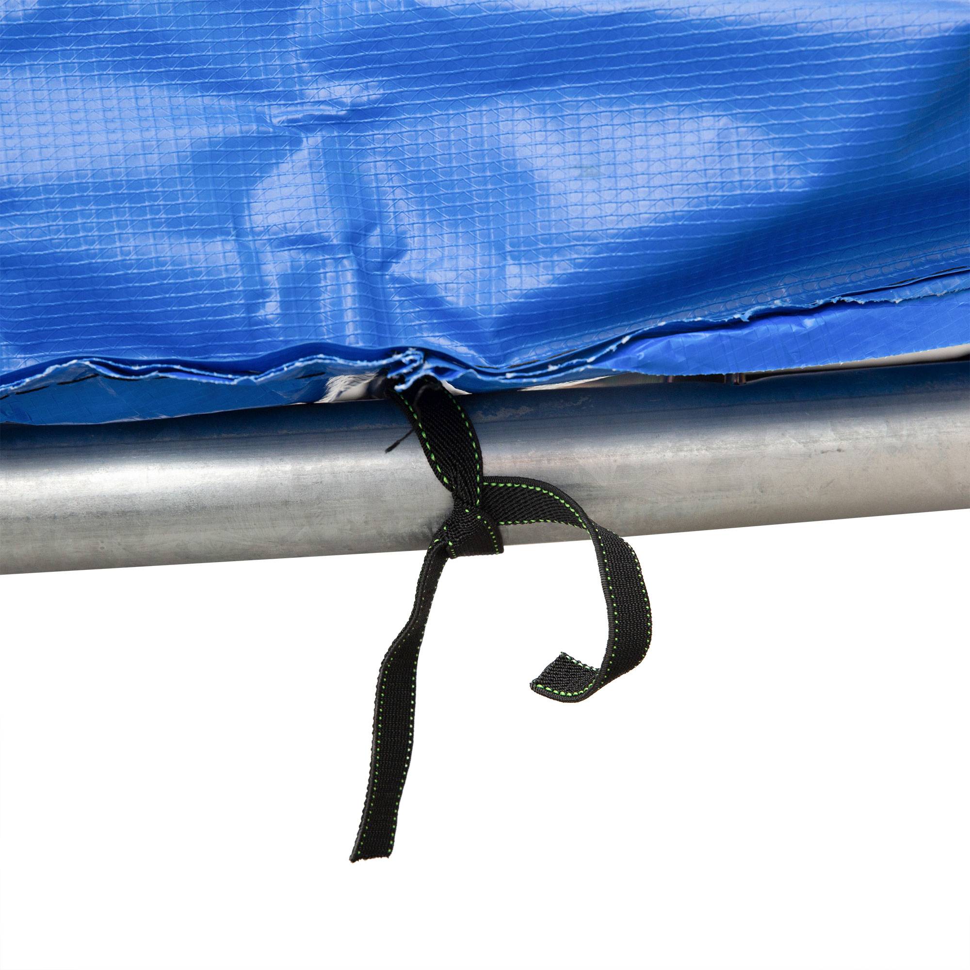 Homcom - Couvre-ressort trampoline Ø 244 cm - coussin de protection des ressorts - rembourrage 1,5 cm - PVC bleu - HOMCOM - Image 8