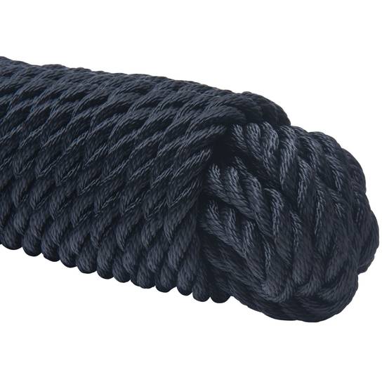 Corde noire polyester 10 mètres WERKA PRO - Ø 12 mm (résistance ± 2300 kg) - Image 2