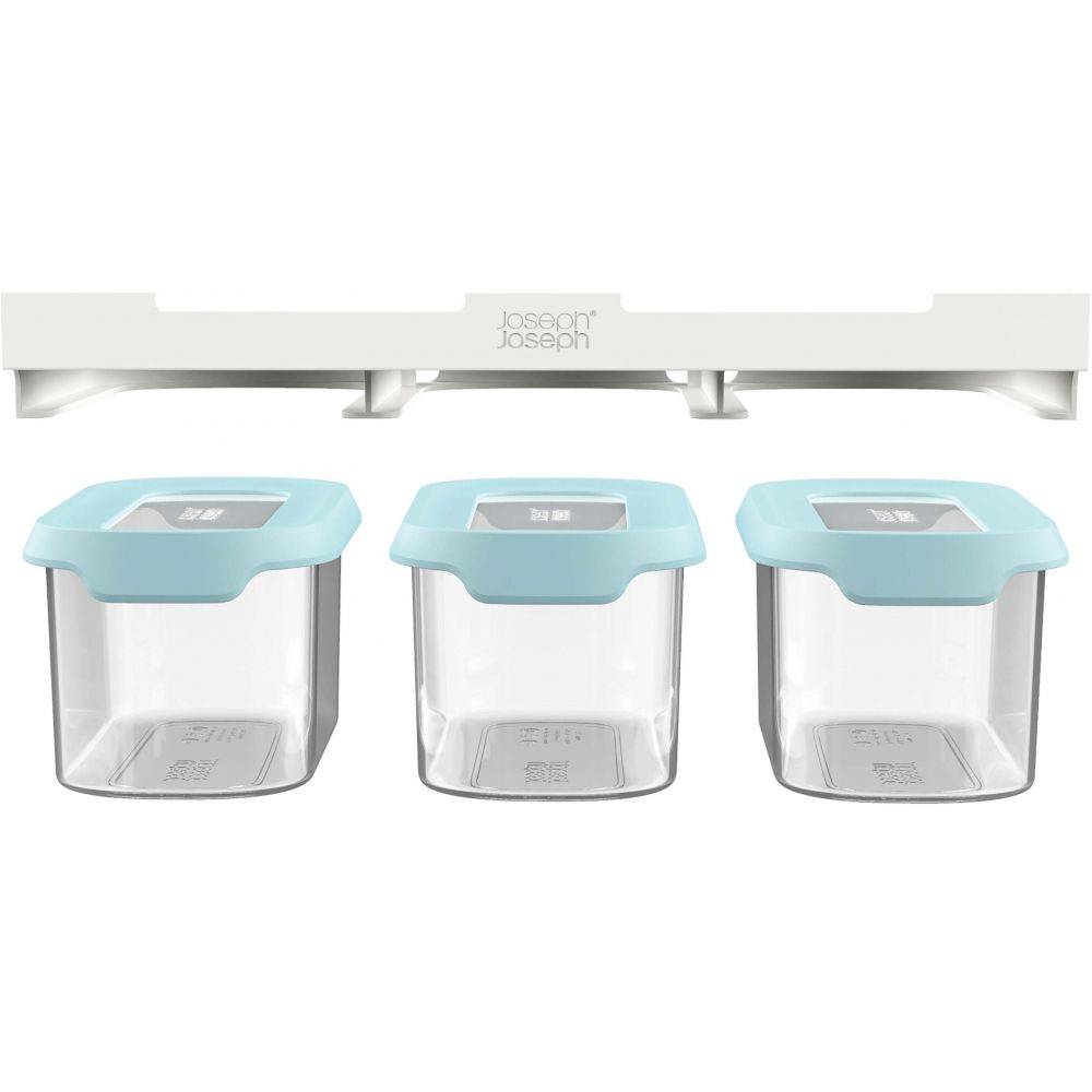 Lot de 3 boîtes de conservation sous étagère CuboardStore Boîtes de 900 ml - Image 3