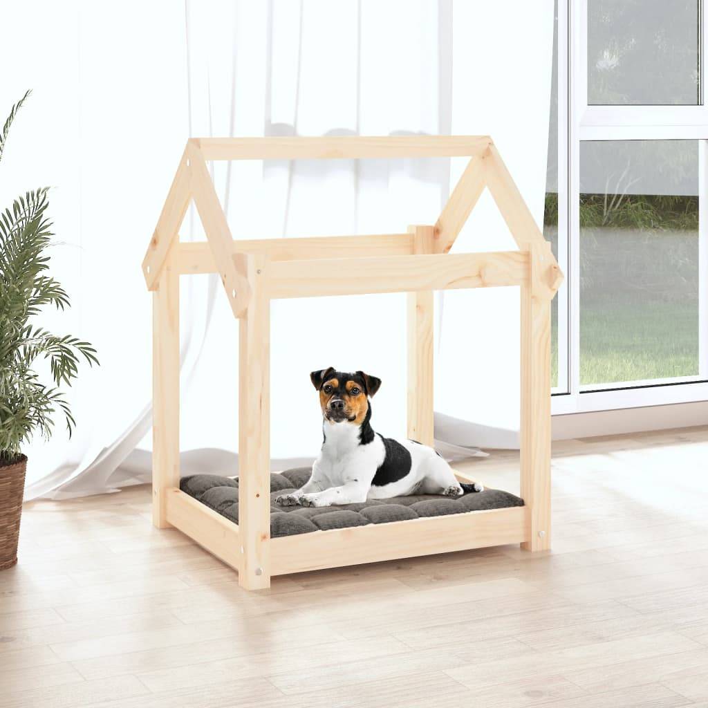 Vidaxl - Lit pour chien 61x50x70 cm Bois de pin solide vidaXL 822197 - Image 4