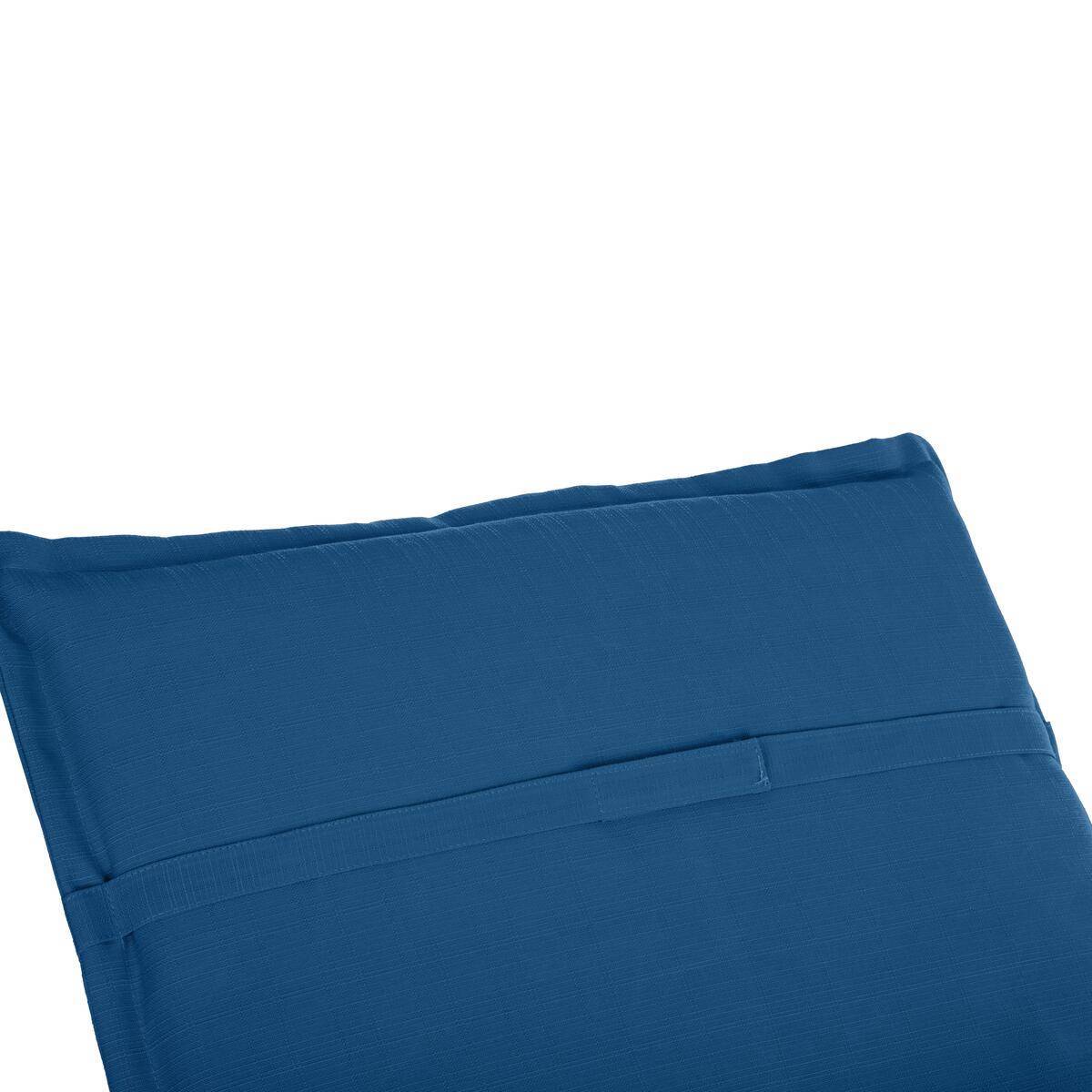 Hesperide - Coussin de transat "Korai" bleu indigo 190x60cm en polyester Hespéride - Image 3