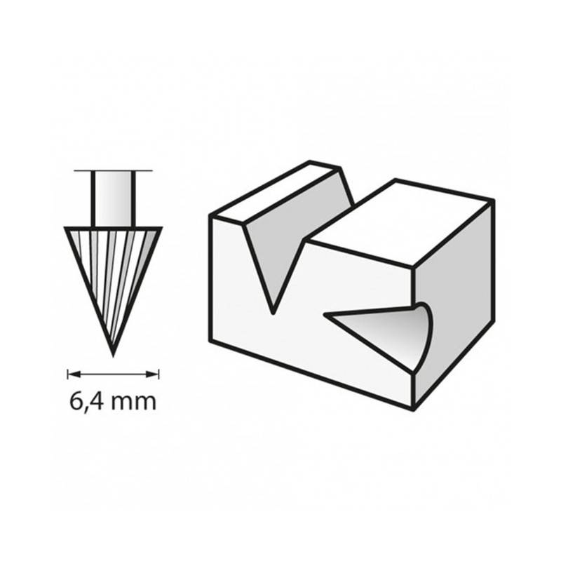 Fraise haute vitesse 6,4mm DREMEL (x2) - Image 2