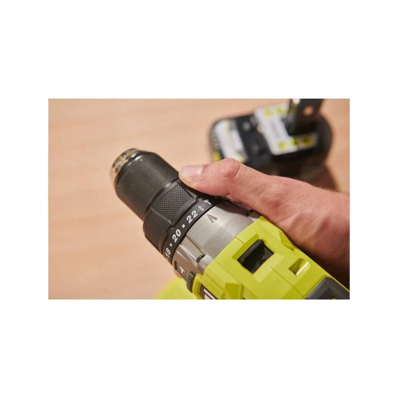 Ryobi - Perceuse-visseuse à percussion RYOBI 18V One+ Brushless RPD18BL2 - 95 Nm - Batterie 4,0Ah et chargeur - Image 3