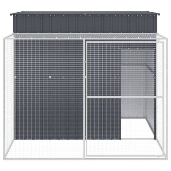 Vidaxl - Niche pour chien avec cour anthracite 214x253x181 cm vidaXL 3189131 - Image 4