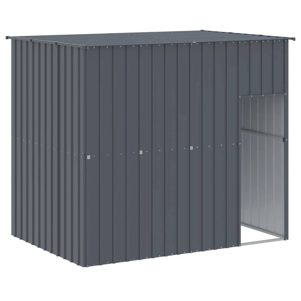 Vidaxl - Niche pour chien avec cour anthracite 214x253x181 cm vidaXL 3189131 - Image 7
