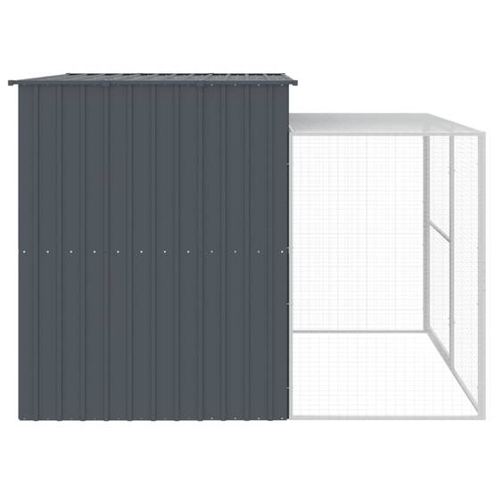 Vidaxl - Niche pour chien avec cour anthracite 214x253x181 cm vidaXL 3189131 - Image 5