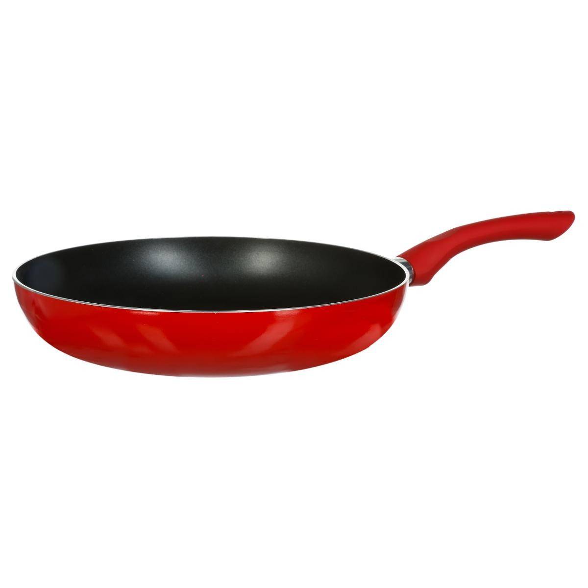Poêle en Aluminium "Essentielle" 28cm Rouge - Image 1