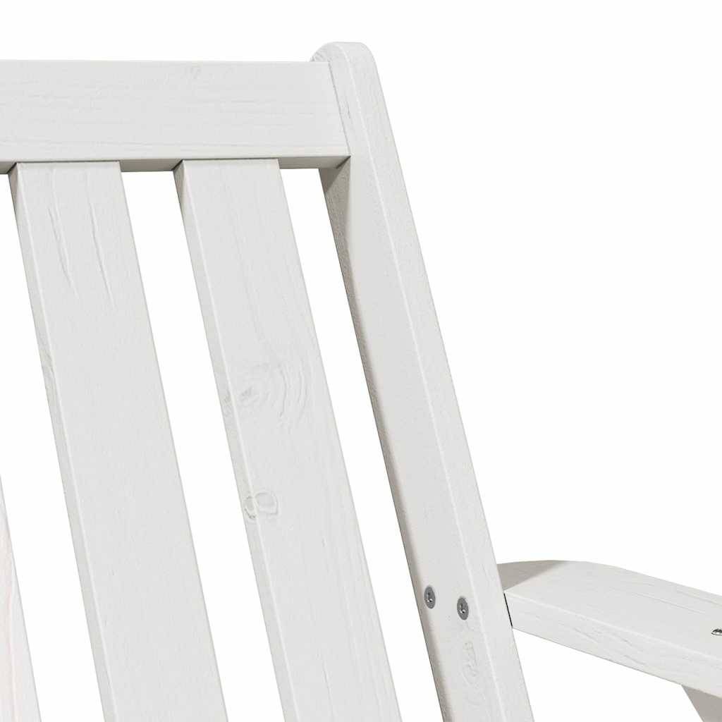 Prolenta Premium - Chaises de jardin bois blanc 75 x 77 x 77 cm - Prolenta premium p370.9 - Image 7