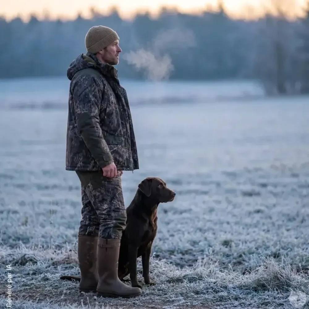 Ensemble de chasse Thermo Realtree homme : veste et salopette Taille 2XL - Image 1